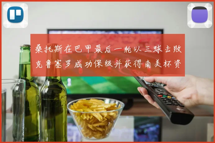 桑托斯在巴甲最后一轮以三球击败克鲁塞罗成功保级并获得南美杯资格