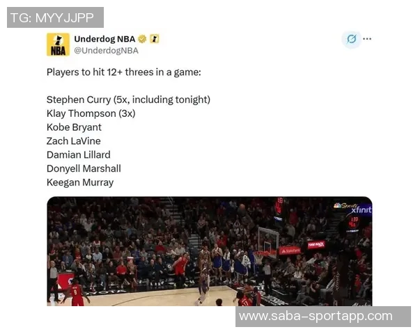 克尼佩尔生涯前15场比赛三分球命中50个创NBA历史最快纪录